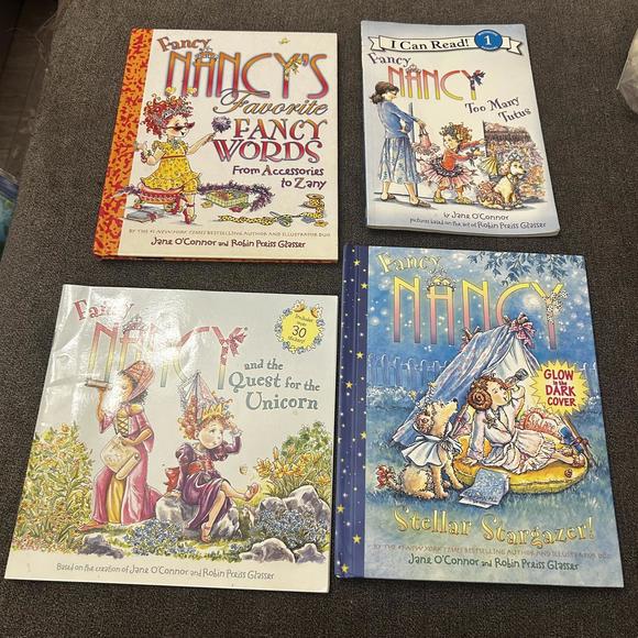 Fancy Nancy Four Books Two Hardcover Two Paperback